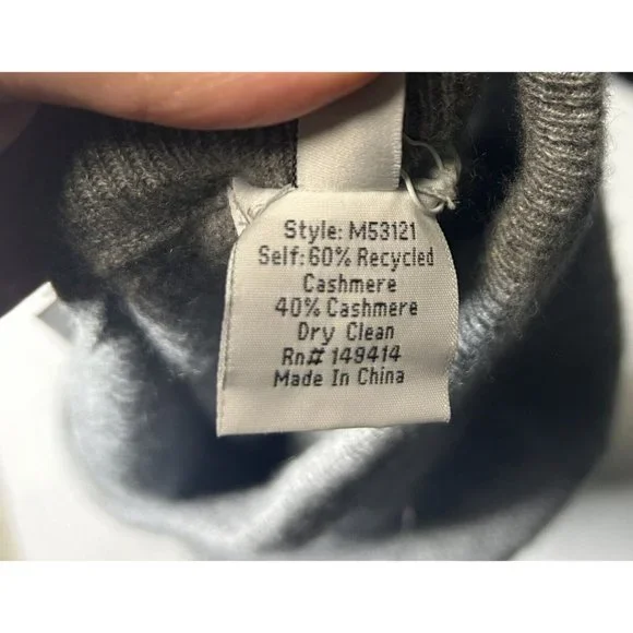 Johnny Was CALME Cashmere Waffle Jogger Size XL NEW W/TAGS $348 - Picture 9 of 10